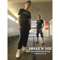 SneaxNSox - T-Shirt - schwarz L