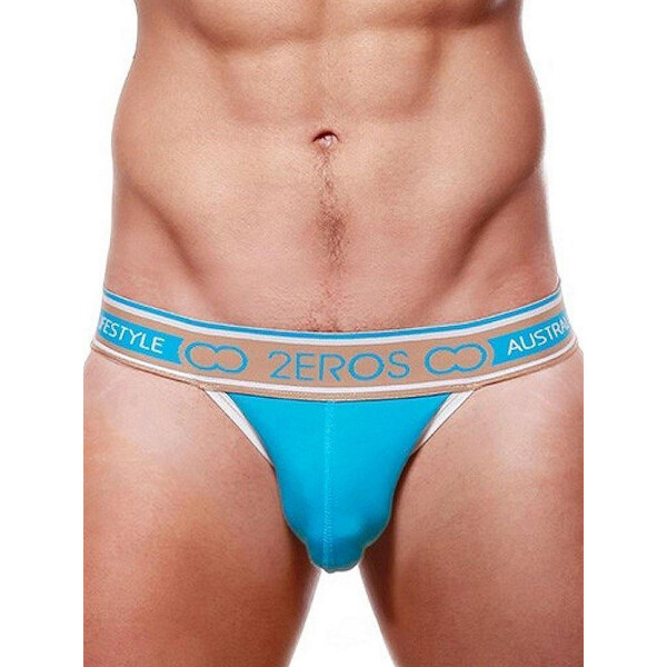 2Eros Coast Jockstrap Underwear Aqua M