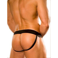 Colt Leather Zip Jock - Black