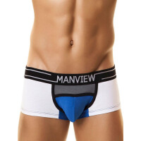 ManView Campus Class Boxer Underwear Blue/White S