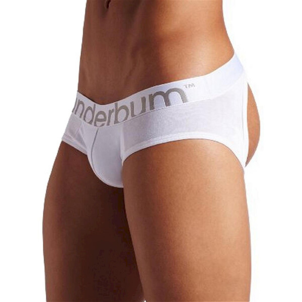 Rounderbum Jock Brief I Underwear White