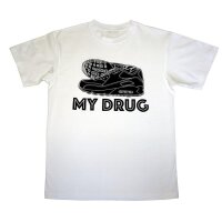 SneaxNSox - T-Shirt "MY DRUG" - weiß L