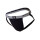 MM The Original Swimmer/Jogger Jockstrap Underwear Black/Grey 1 inch