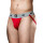 MM Original Edition Jockstrap - Taillenband 5 cm/2 - rot/grau L
