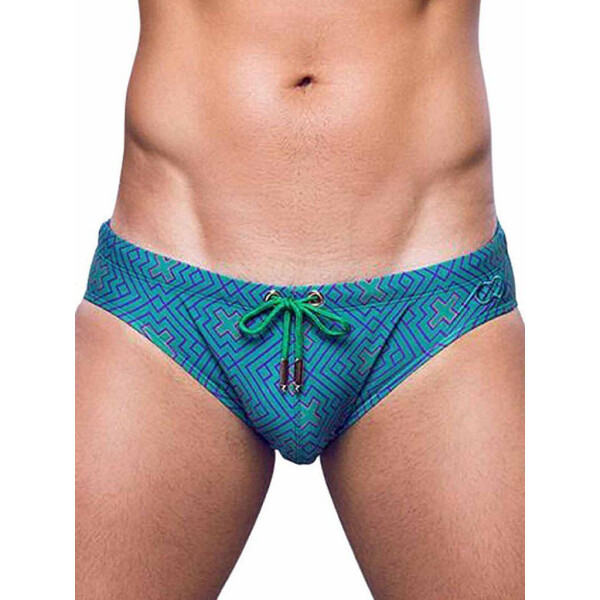 2Eros Print Swimwear Brief Jade L