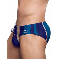 2Eros Print Swimwear Brief Stripes