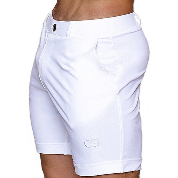 2Eros Long Bondi Bar Beach Swim Shorts White