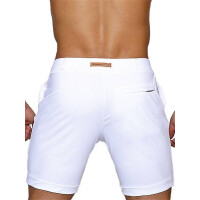 2Eros Long Bondi Bar Beach Swim Shorts White