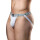 MM The Original Swimmer/Jogger Jockstrap Underwear White/Grey 1 inch