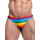 CUT4MEN Thong Unterwäsche Regenbogen