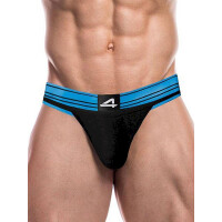 Cut4Men Rugby Jockstrap Underwear Electric Blue