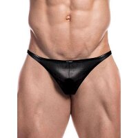 Cut4Men Brazilian Brief Underwear Black Leatherette
