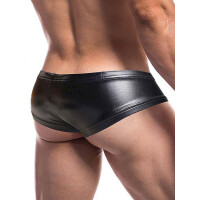 CUT4MEN Booty Shorts - Black Leatherette
