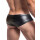 Cut4Men Booty Short Underwear Black Leatherette