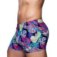 2Eros Bondi Bar Beach Swim Trunks Monstera Black (Series 2)