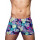 2Eros Print Bondi Bar Beach Swim Trunks Monstera Black (Series 2)