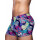 2Eros Print Bondi Bar Beach Swim Trunks Monstera Black (Series 2)