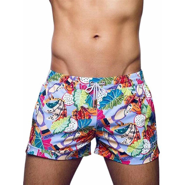 2Eros Print Swimshorts Aves Purple