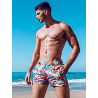 2Eros Print Swimshorts Aves Purple