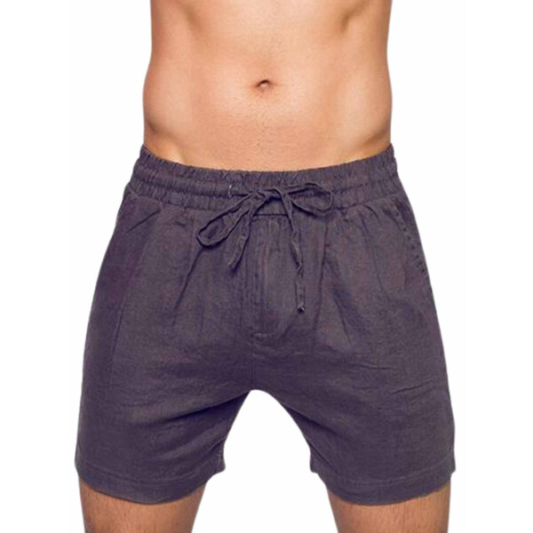 2Eros Breezy Classic Linen Shorts Dark Gray S