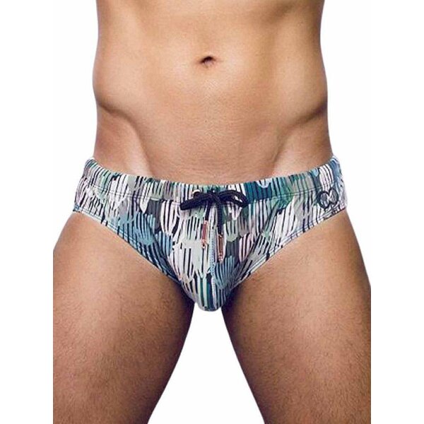 2Eros Print Swim Briefs V10 Torch