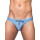 2Eros Signature Print Swim Brief Swimwear Faded Denim