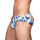 2Eros Print Swim Briefs V10 Caribbean Twist