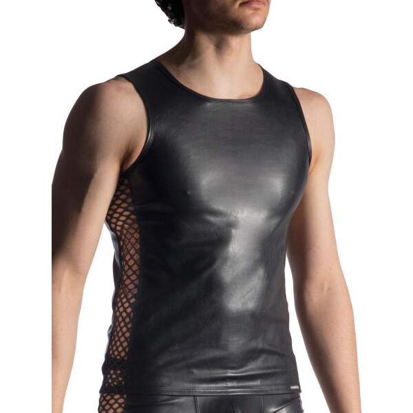 Manstore Slim Tank Top M917 T-Shirt Black