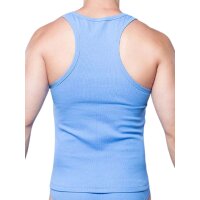 Supawear Ribbed Singlet Tank Top Marina