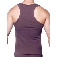 Supawear Ribbed Singlet Tank Top Peppercorn