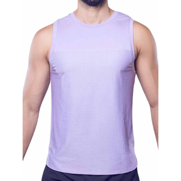 Supawear Solid And Mesh Tank Top Purple