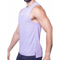 Supawear Solid And Mesh Tank Top Purple