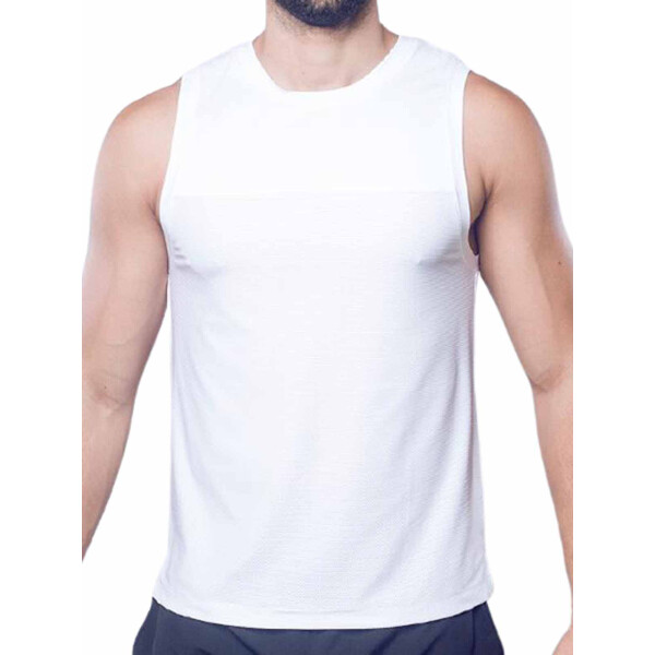 Supawear Solid And Mesh Tank Top White