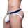 Supawear Ribbed Slashed Jockstrap Underwear White