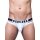 Supawear Ribbed Slashed Brief Underwear White