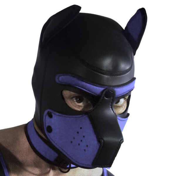 Rude Rider Neoprene Puppy Hood Blue