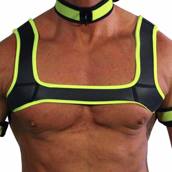 Rude Rider Neoprene Harness Black/Yellow