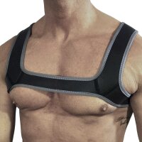 Rude Rider Neoprene Harness Black/Grey