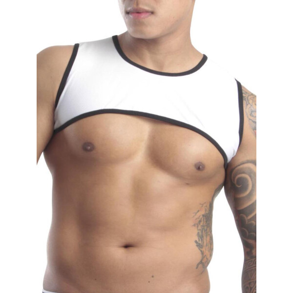 GBGB Maverik Harness Mesh White