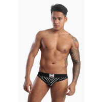 GBGB Alexander Jockstrap Underwear Black/White