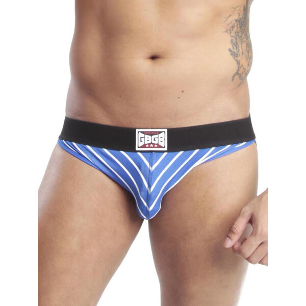 GBGB Alexander Jockstrap Underwear Royal/White