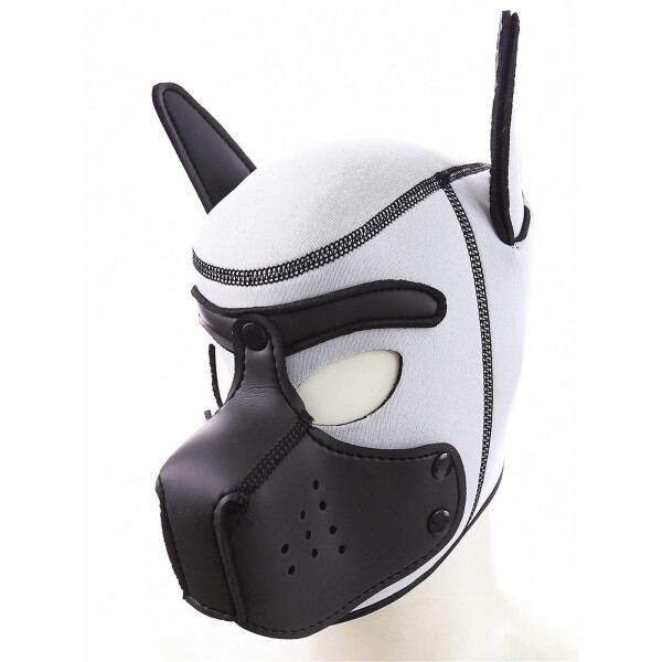 Rude Rider Neoprene Puppy Hood White/Black