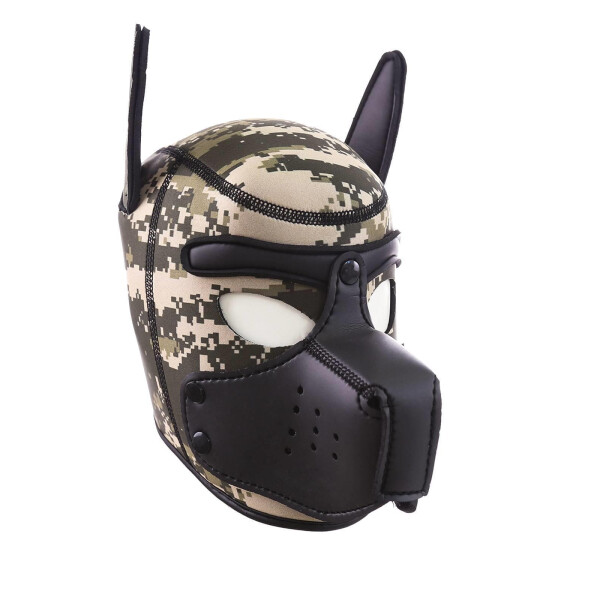 Rude Rider Neoprene Puppy Hood Camo/Black