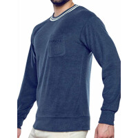 Supawear Terry Toweling Sweater Navy