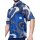 Supawear Short Sleeve Mesh Shirt Blue Combo Print