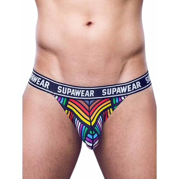 Supawear POW Thong Underwear Rainbow