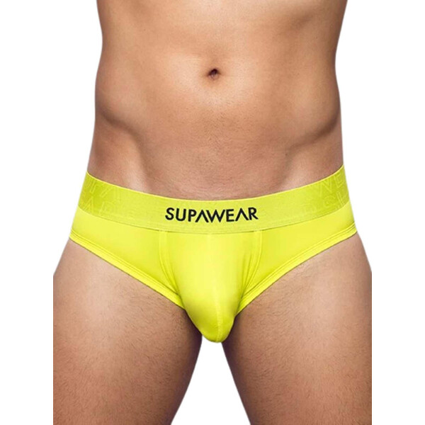 Supawear Neon Brief Underwear Cyber Lime