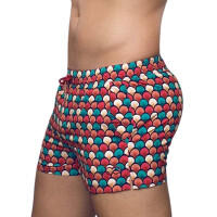 2Eros Print Swim Shorts S50 Retro Red