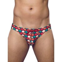 2Eros Print V20 Swim Briefs Swimwear Retro Red