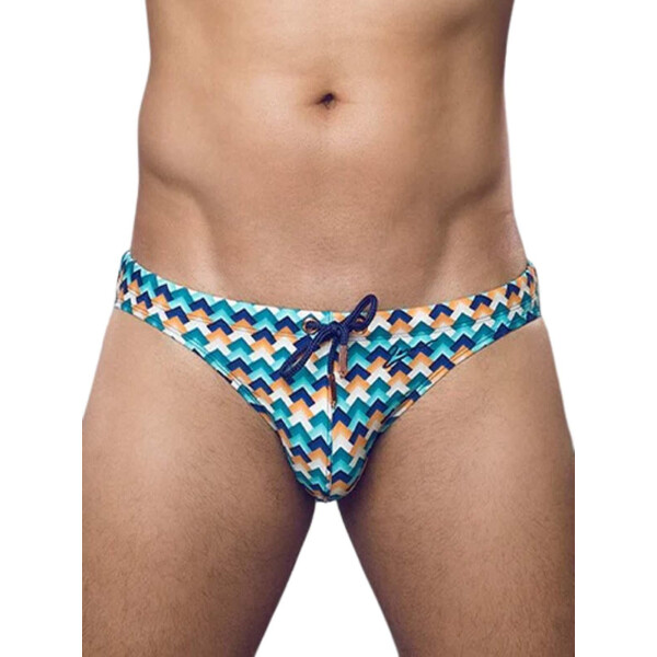 2Eros V20 Print Swim Brief Swimwear Chevy Blue